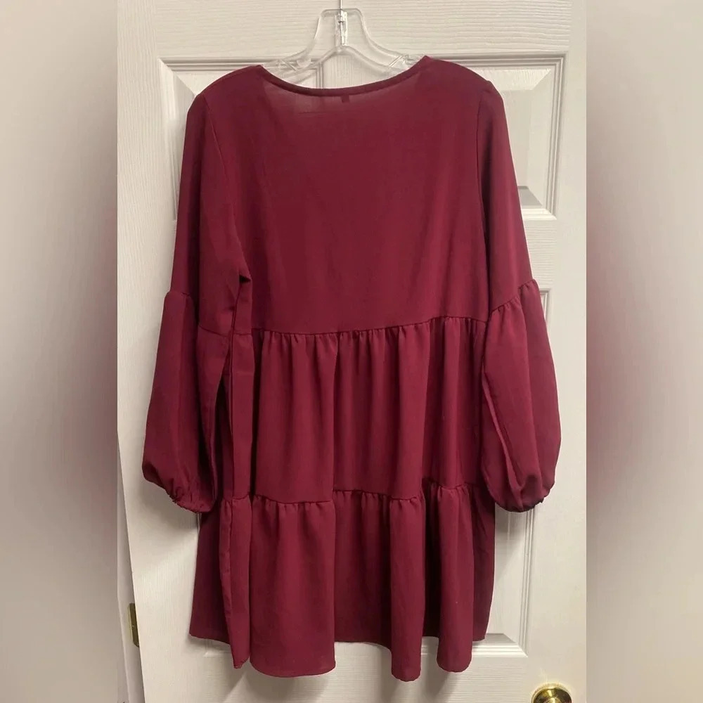 💕 2 For $10 Ruffled Dress Size Small - Picture 6 of 6